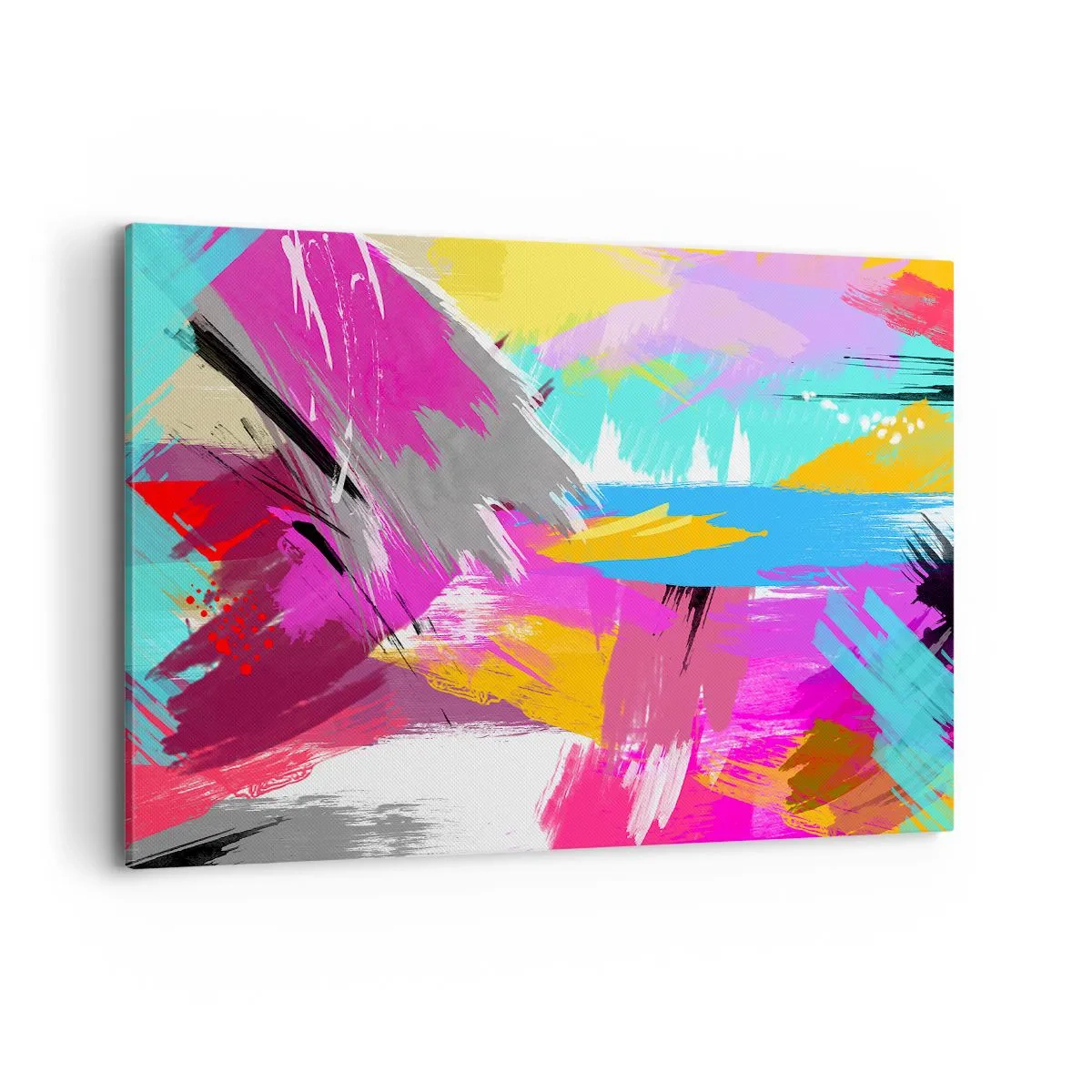 Schilderen op canvas - Man, man, man en weer man - 120x80 cm