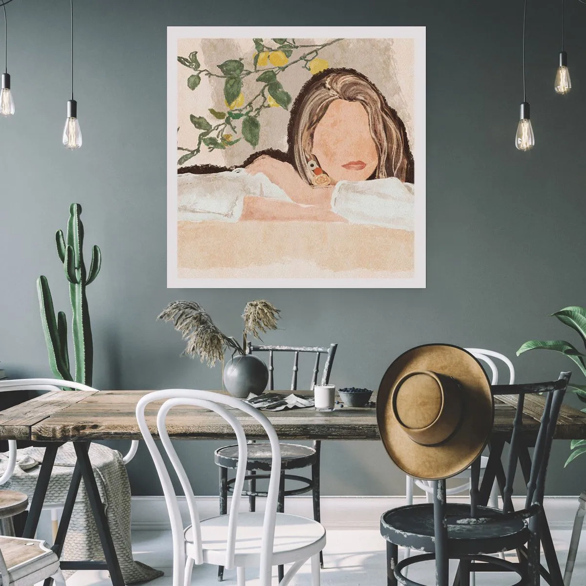Poster - Zuidelijke schoonheid - 60x60 cm