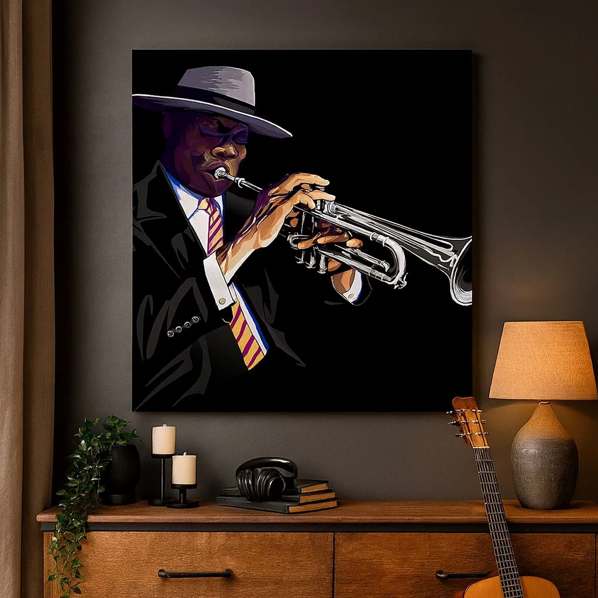 Schilderen op canvas - Charme van oude school - 30x30 cm