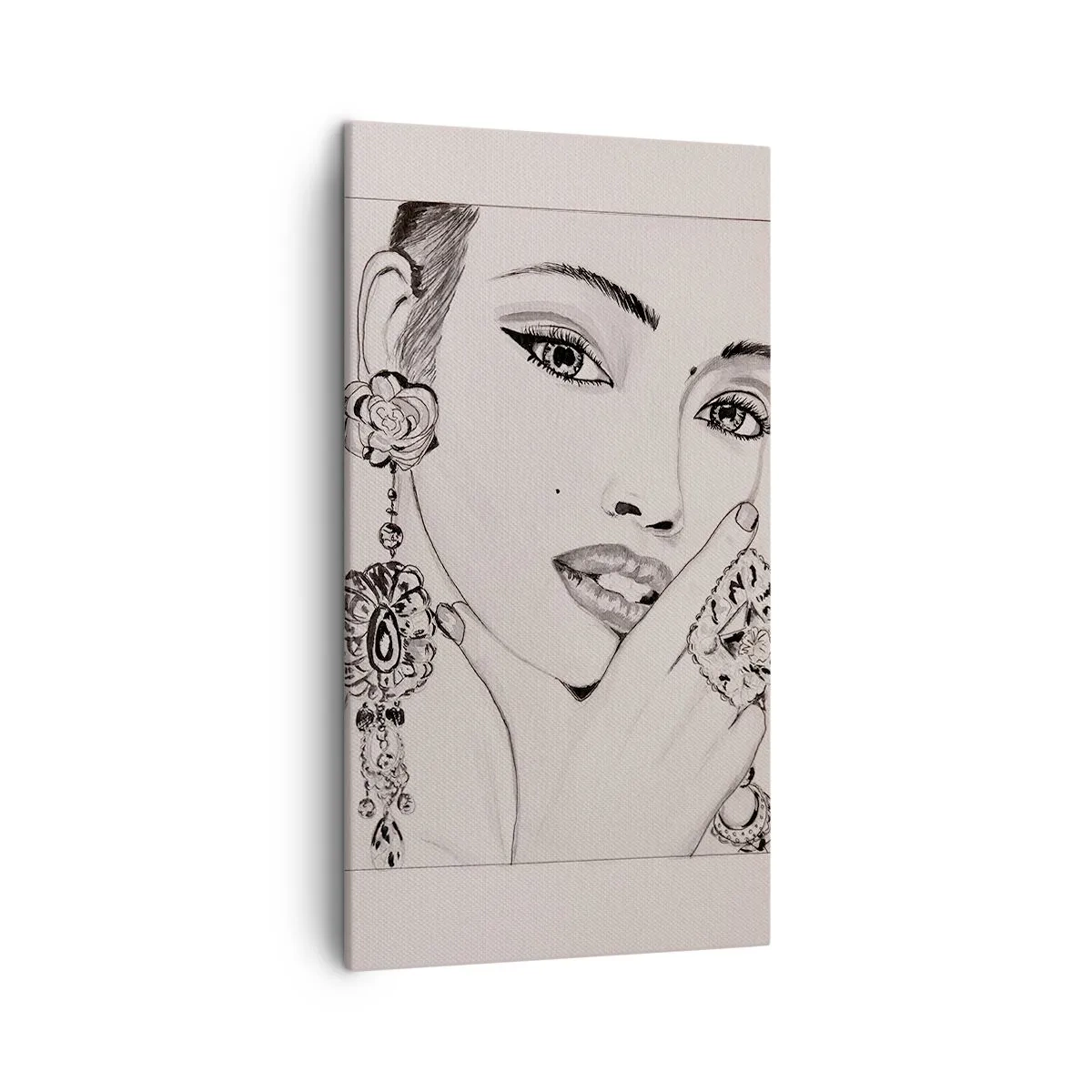 Schilderen op canvas - Het mooiste juweeltje - 45x80 cm