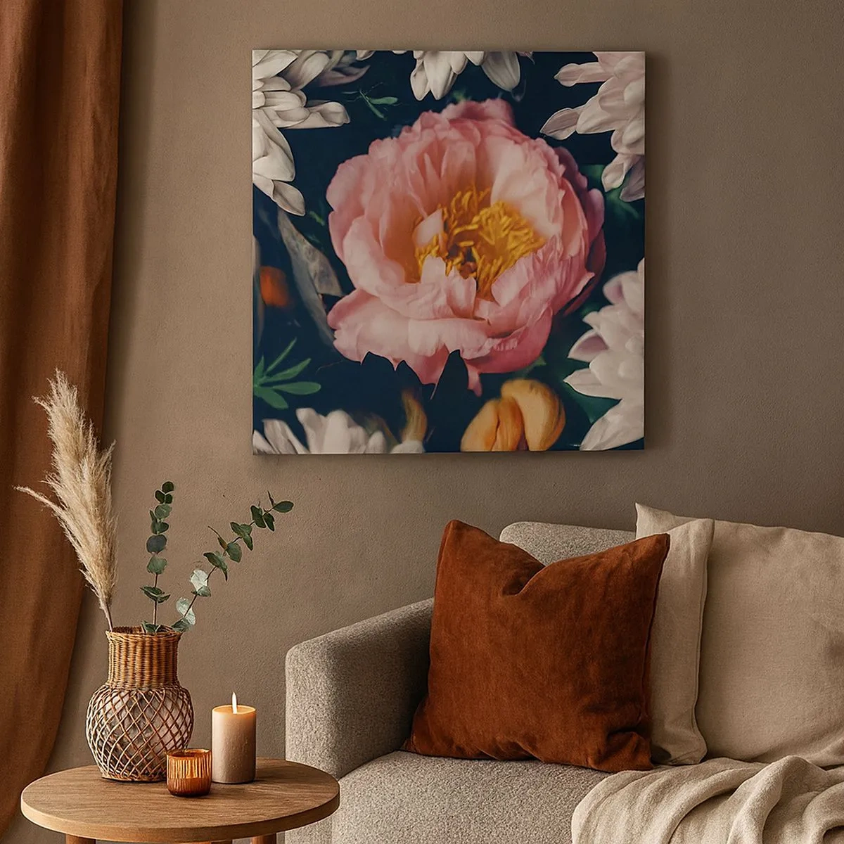 Schilderen op canvas - Met barokke pracht - 30x30 cm