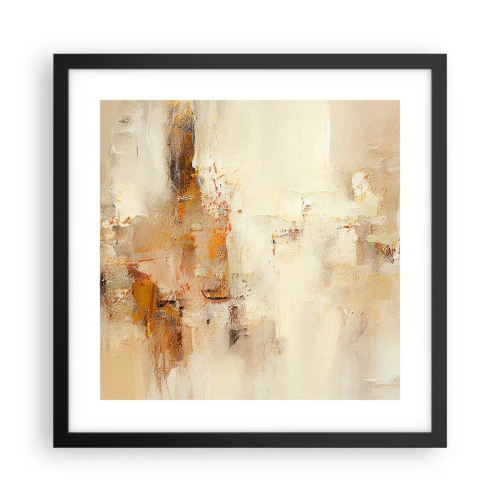 Poster in een zwarte lijst - Ziel van Amber - 40x40 cm