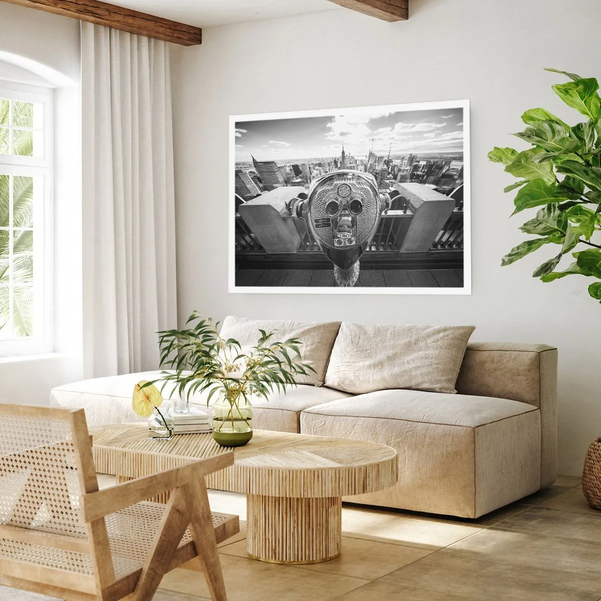 Poster - Stad boven de steden - 40x30 cm