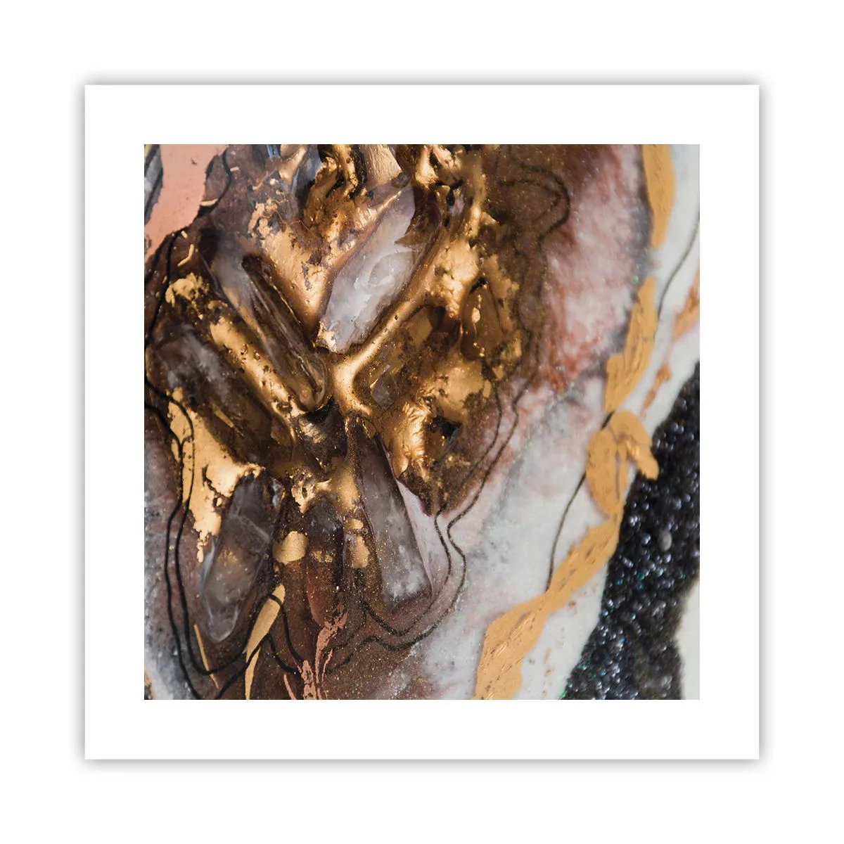 Poster - Het element aarde - 40x40 cm