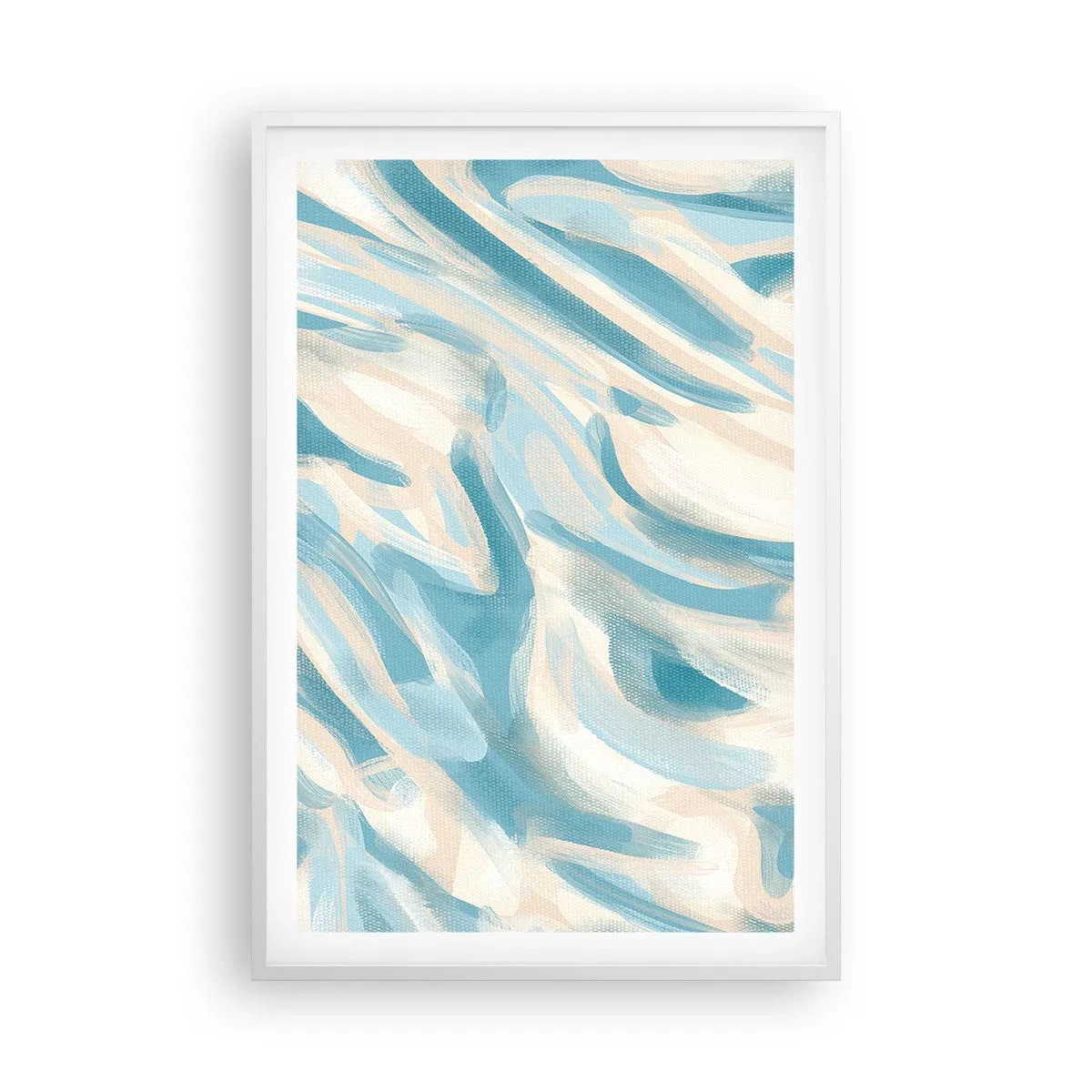 Poster in een witte lijst - Lente briesjes - 61x91 cm