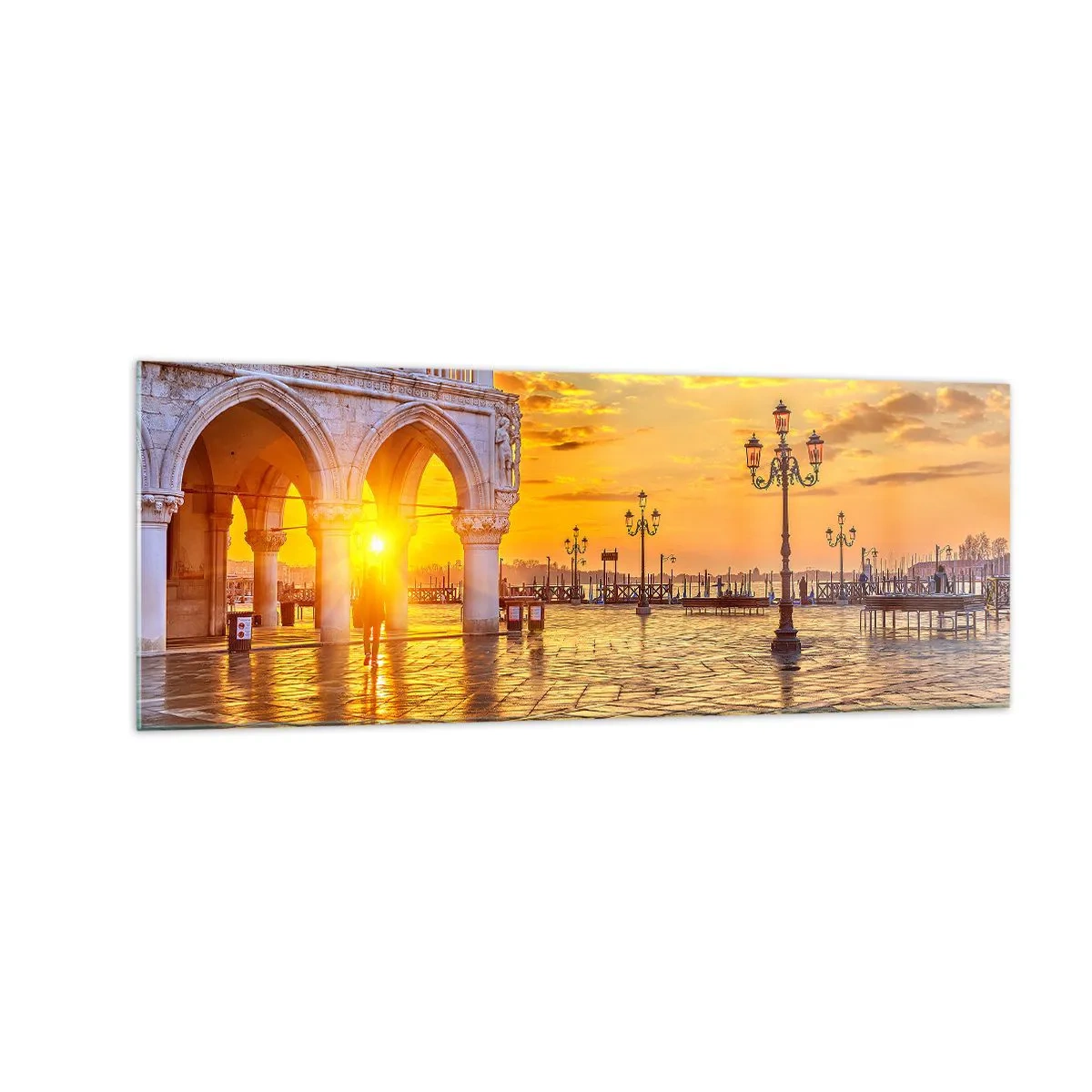 Schilderen op glas - Waar is iedereen? - 140x50 cm