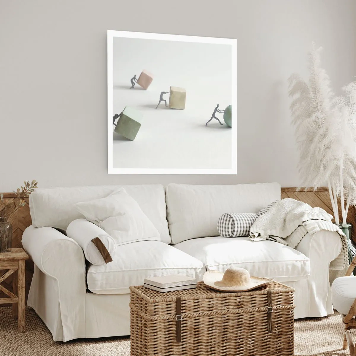 Poster - Puur leven - 40x40 cm