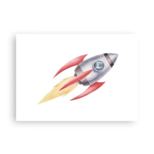 Poster - Hoger, sneller, verder - 70x50 cm