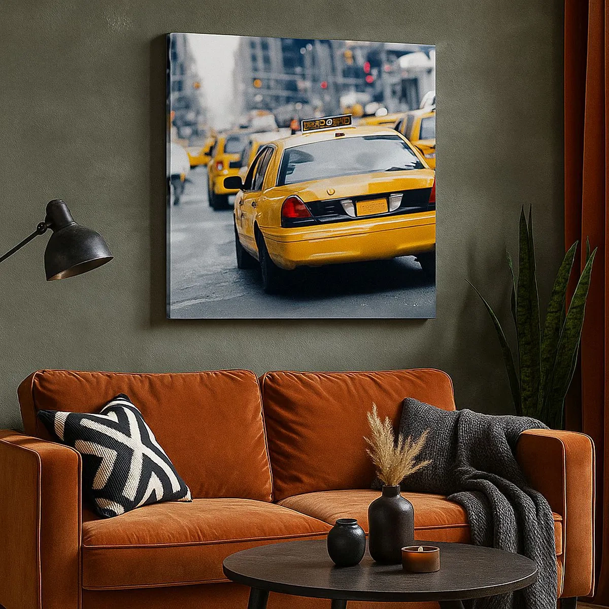 Schilderen op canvas - Alleen in deze stad - 30x30 cm