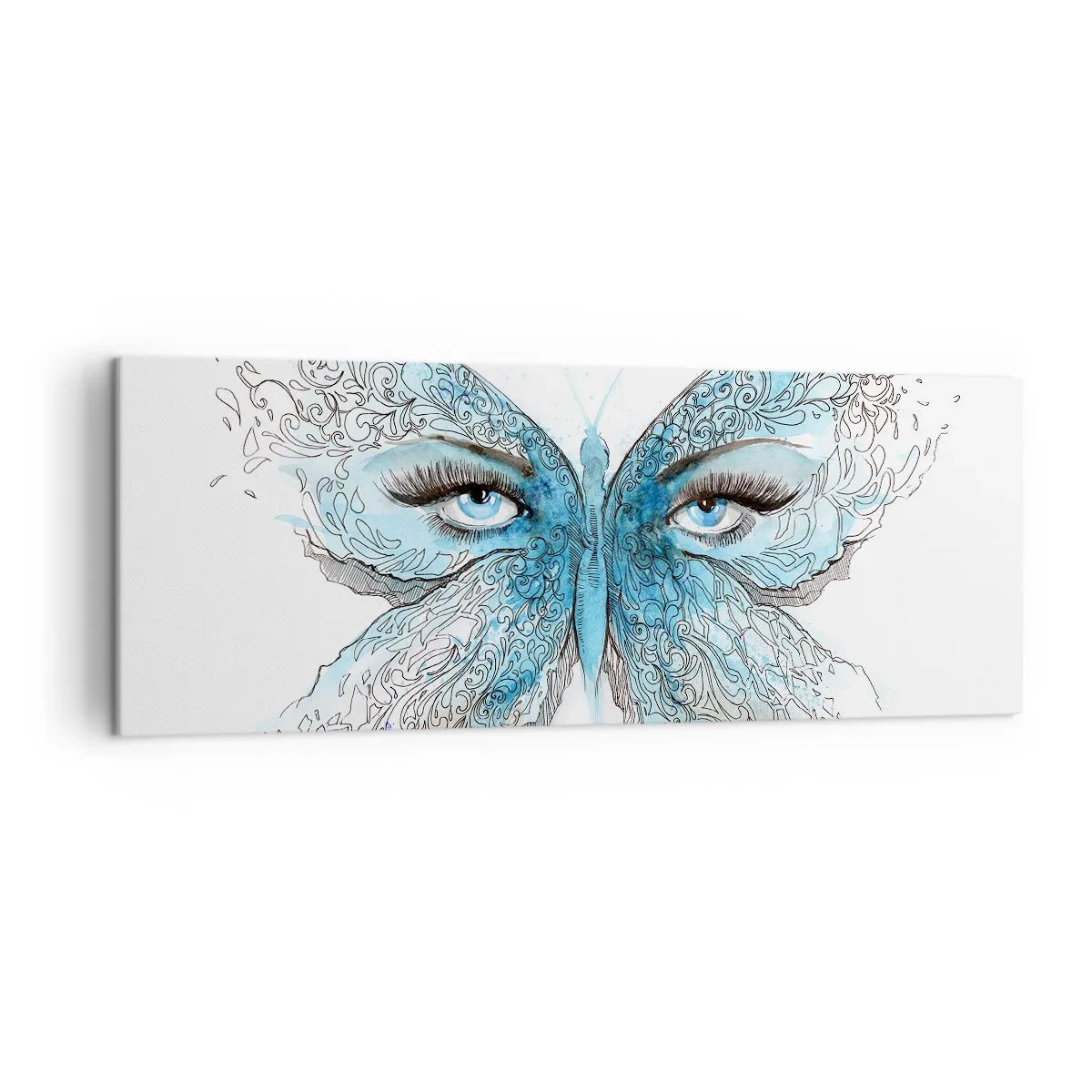 Schilderen op canvas - Eros pimpelmees - 140x50 cm