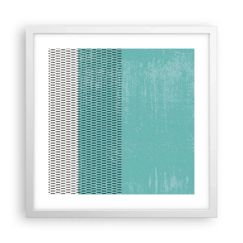 Poster in een witte lijst - Een uitgebalanceerde compositie - 40x40 cm