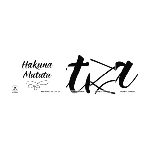 Fotobehang Monster Zelfklevend Deluxe Sticker - Beste advies - Typografie, Bevestiging, Maxim - 100x30 cm