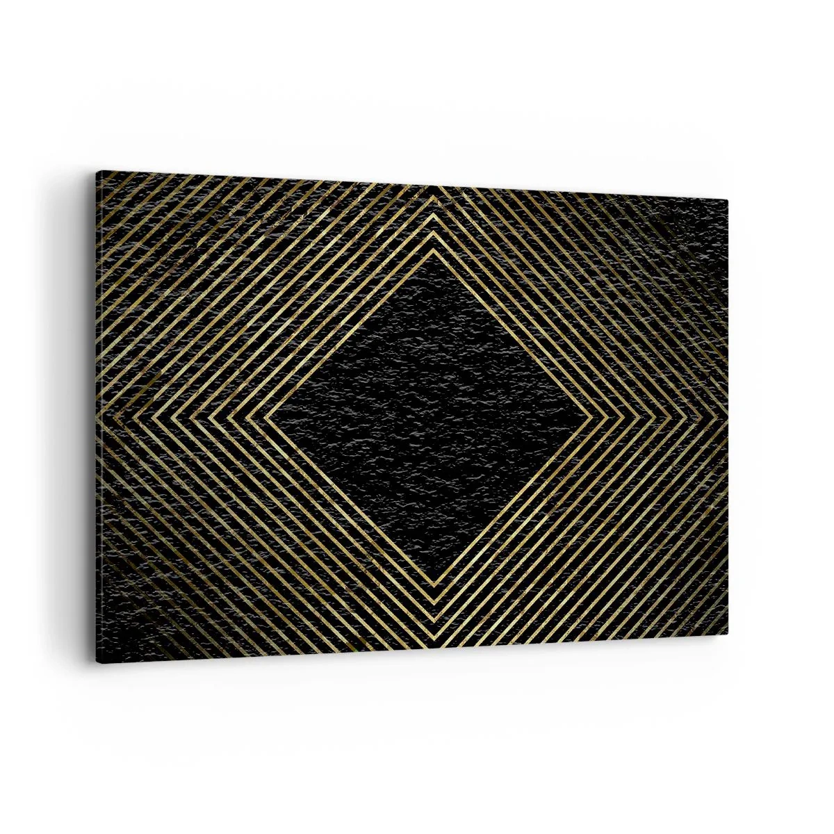 Schilderen op canvas - Geometrie in glamoureuze stijl - 100x70 cm
