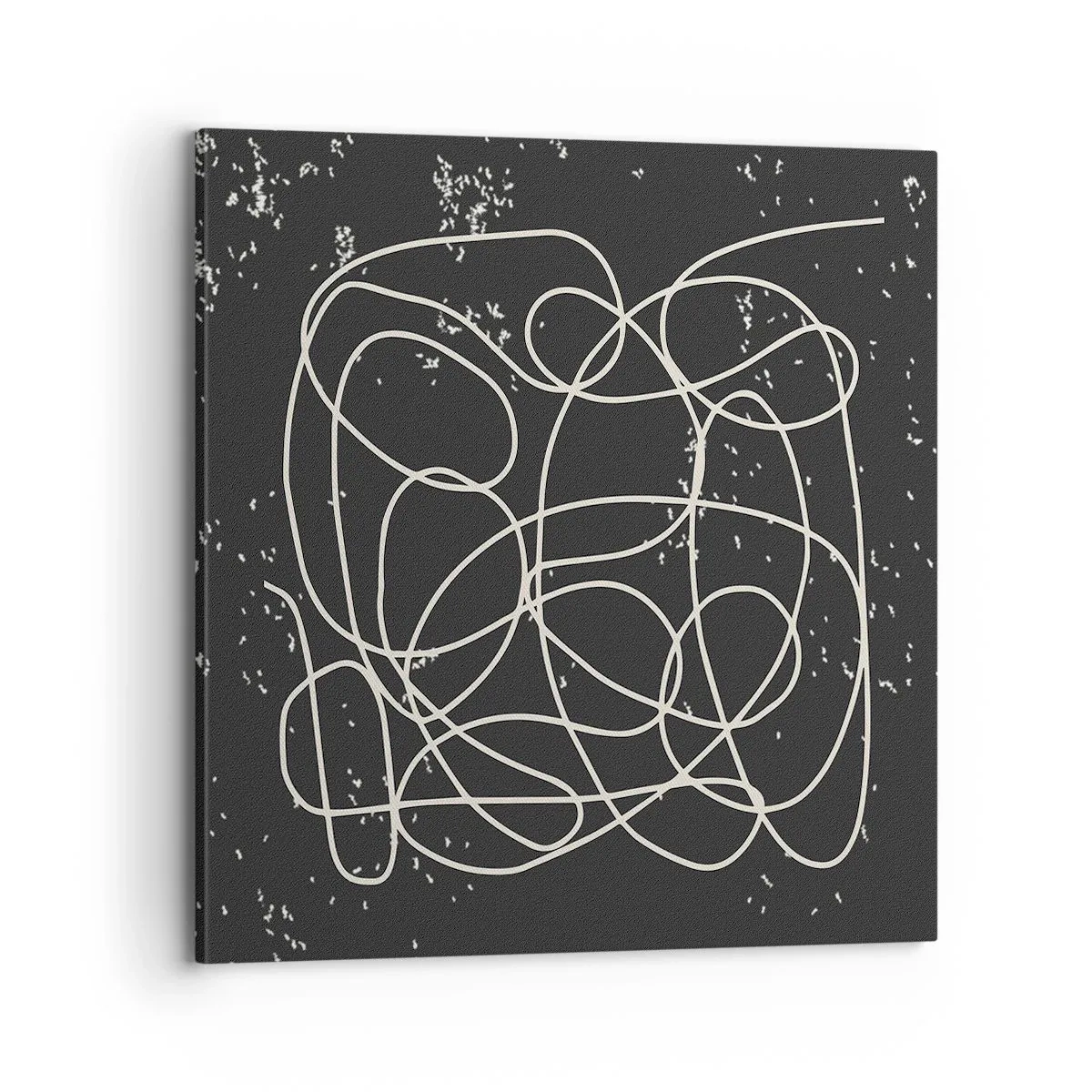 Schilderen op canvas - Dwalende gedachten - 70x70 cm