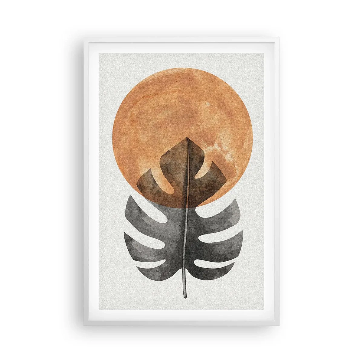 Poster in een witte lijst - Altijd de zon - 61x91 cm