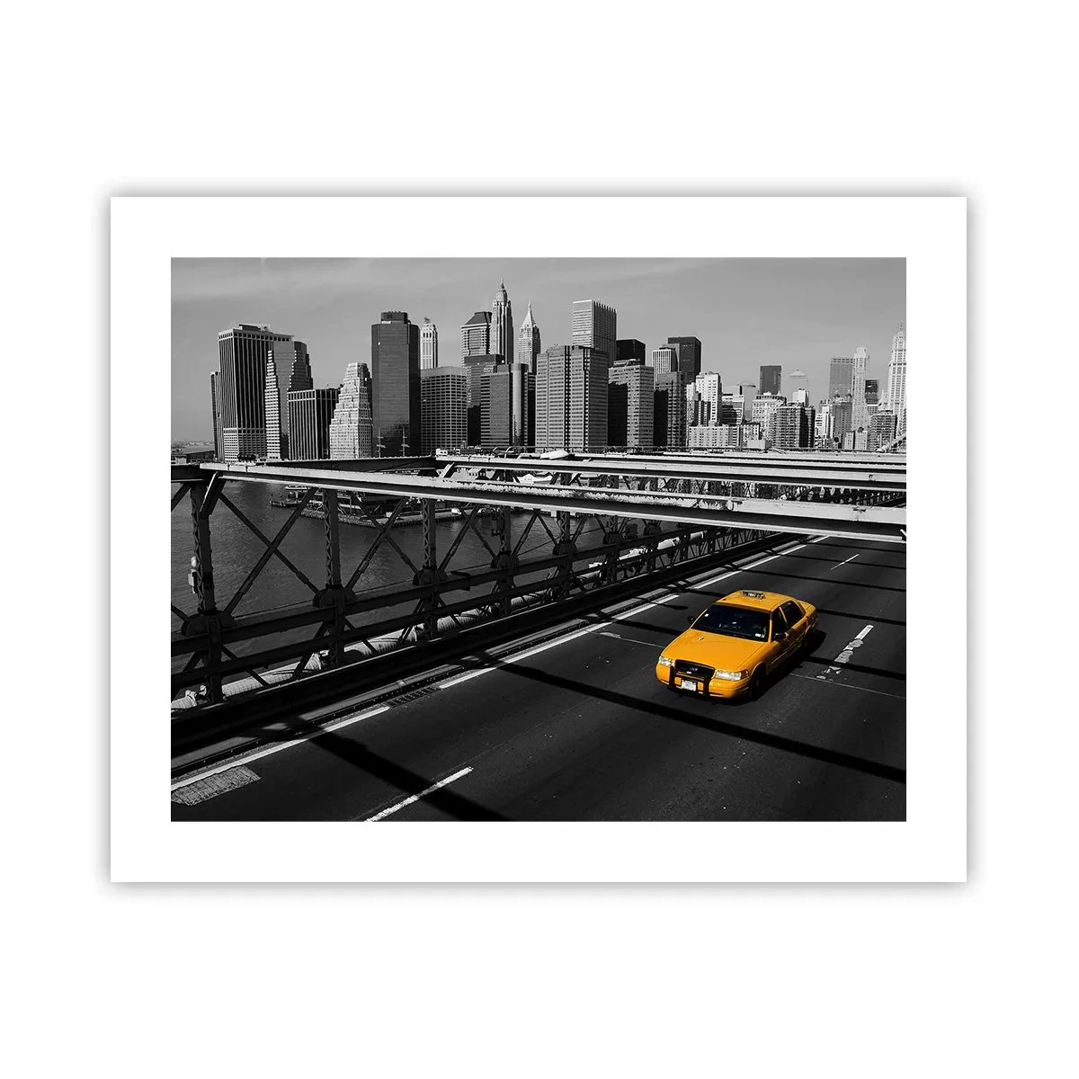 Poster - De kleur van een grote stad - 50x40 cm