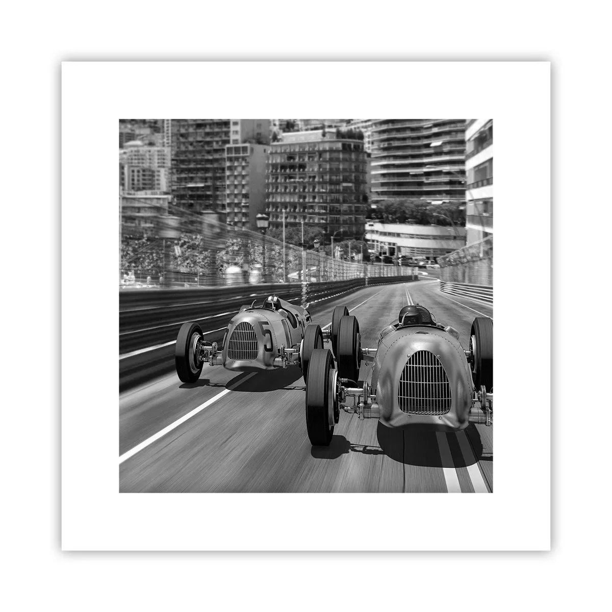 Poster - Lang geleden in Monte Carlo - 30x30 cm