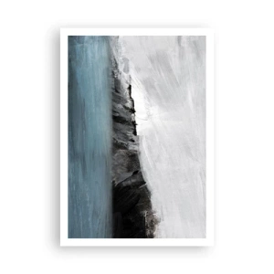 Poster - Water – aarde: botsing der elementen - 70x100 cm