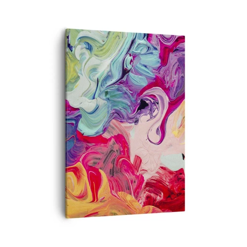 Schilderen op canvas - De geboorte van kleuren - 50x70 cm