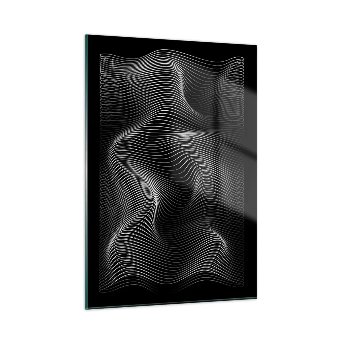Schilderen op glas - Dans van licht in de ruimte - 50x70 cm