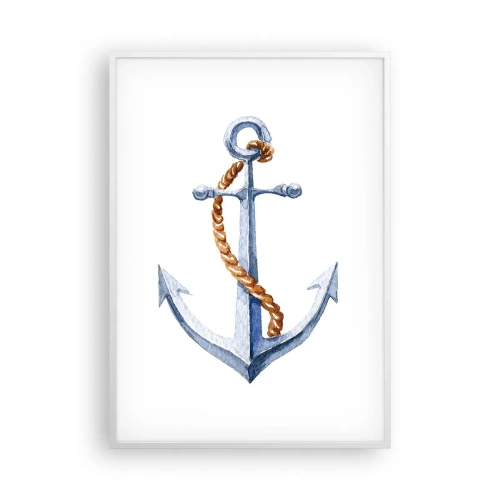 Poster in een witte lijst - Ahoi avontuur! - 70x100 cm