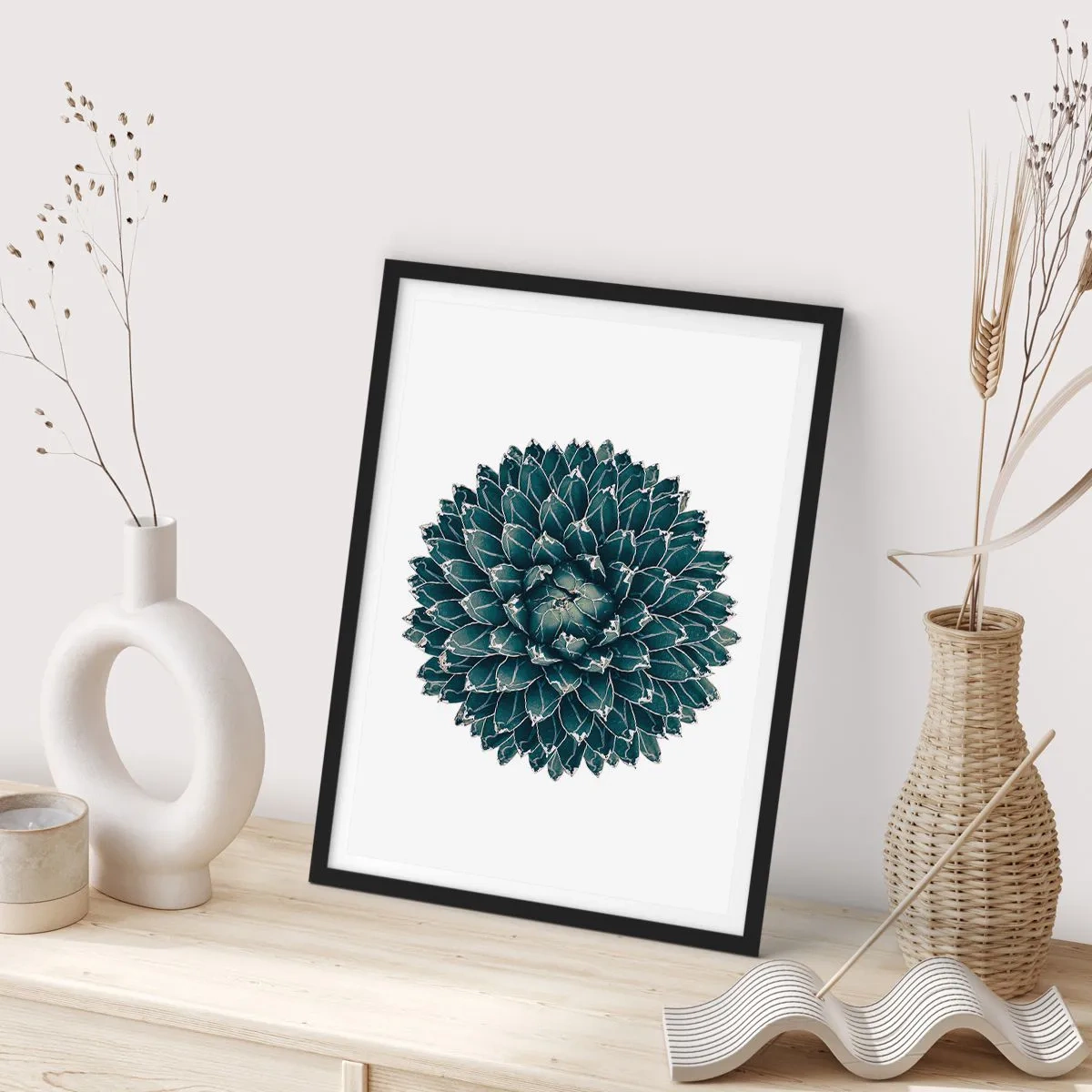 Poster in een zwarte lijst - De ster van de woestijn - 30x40 cm