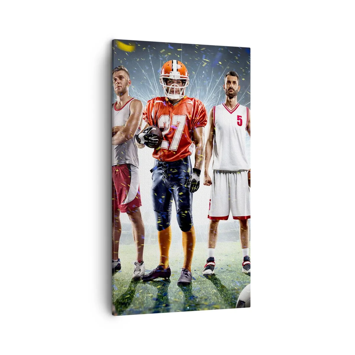 Schilderen op canvas - Veldgladiatoren - 45x80 cm