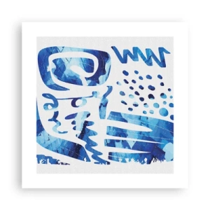 Poster - Terug naar de wortels - 40x40 cm