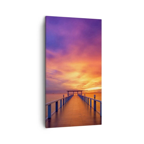 Schilderen op canvas - Zonder einde - 45x80 cm
