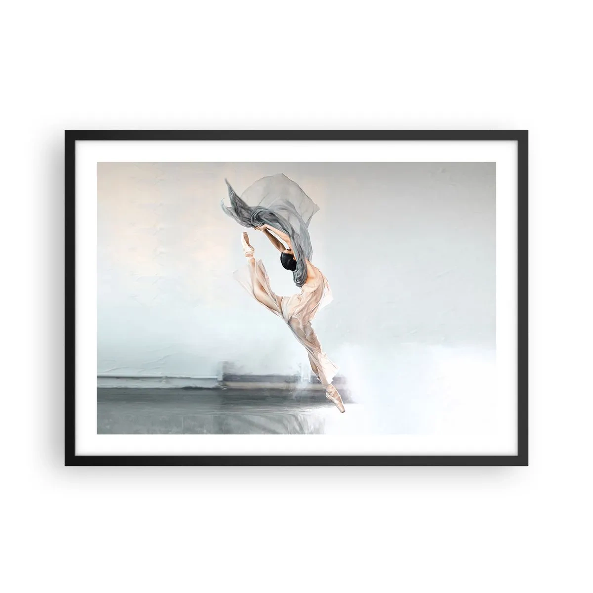 Poster in een zwarte lijst - In dans vervoering - 70x50 cm