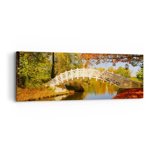 Schilderen op canvas - Op de witte brug der zuchten - 90x30 cm