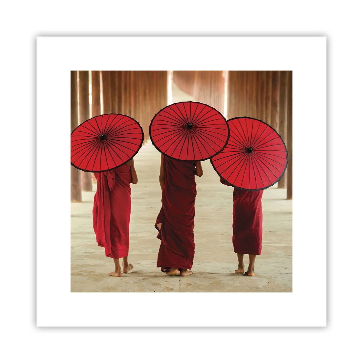 Poster - Op weg naar het Zuivere Land - 30x30 cm