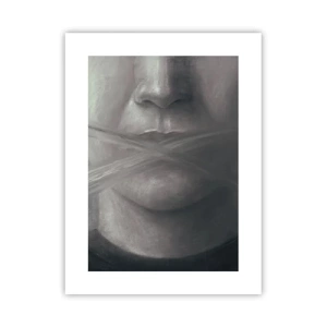 Poster - Zonder een woord - 30x40 cm