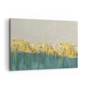 Schilderen op canvas - De gouden rand - 120x80 cm