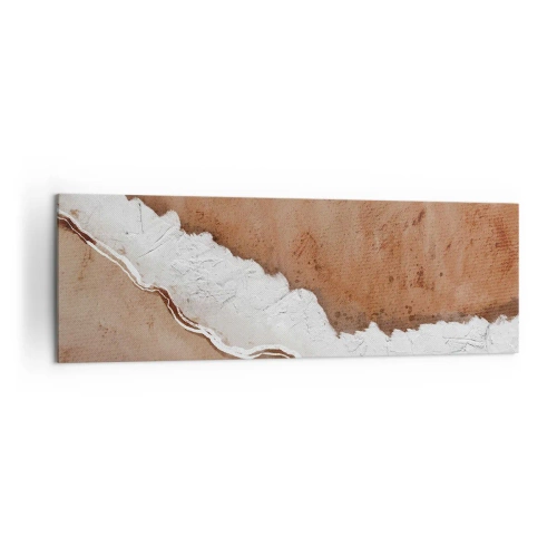 Schilderen op canvas - In aardetinten - 160x50 cm