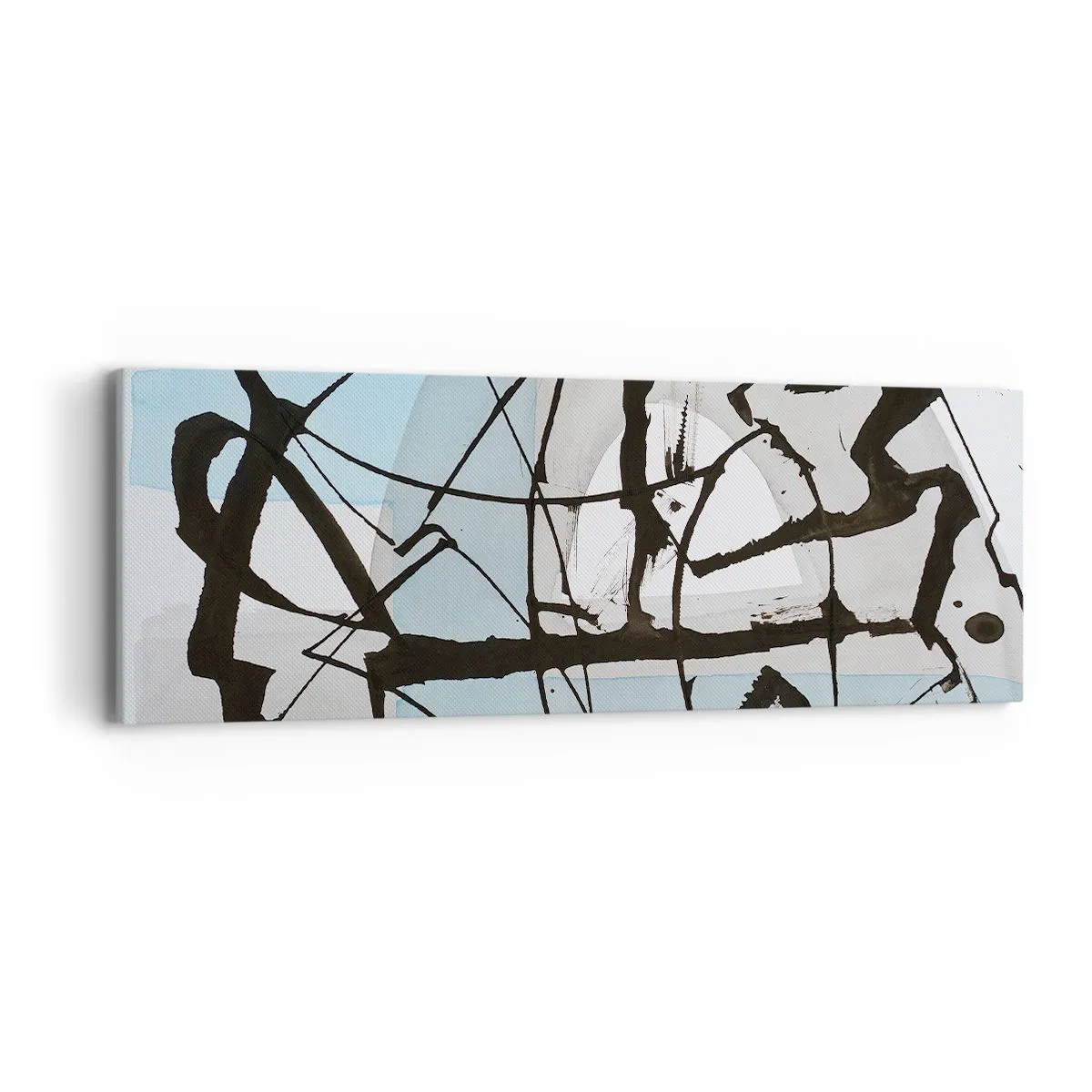 Schilderen op canvas - Toch blauw - 90x30 cm