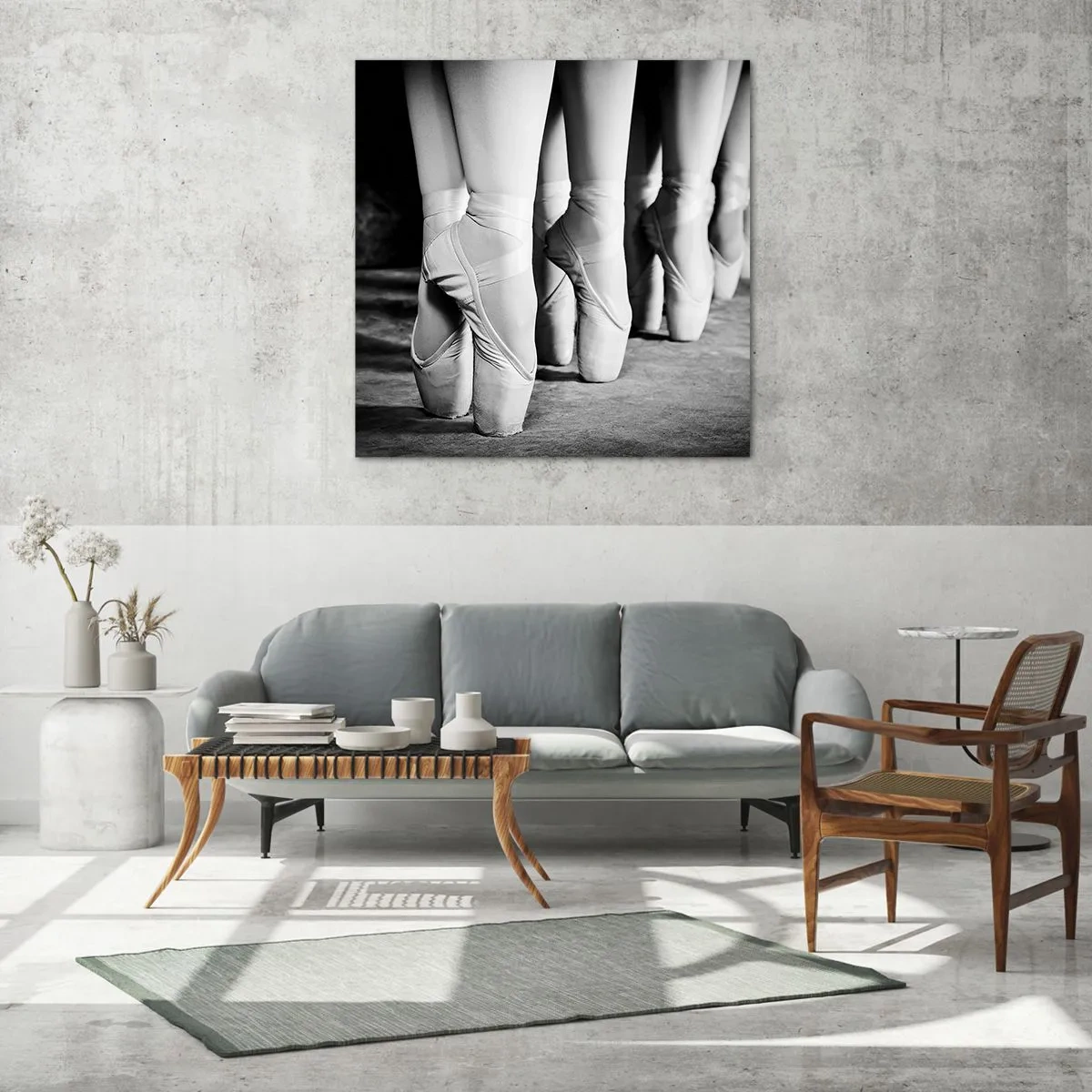 Schilderen op glas - Samen, lichtjes - 70x70 cm