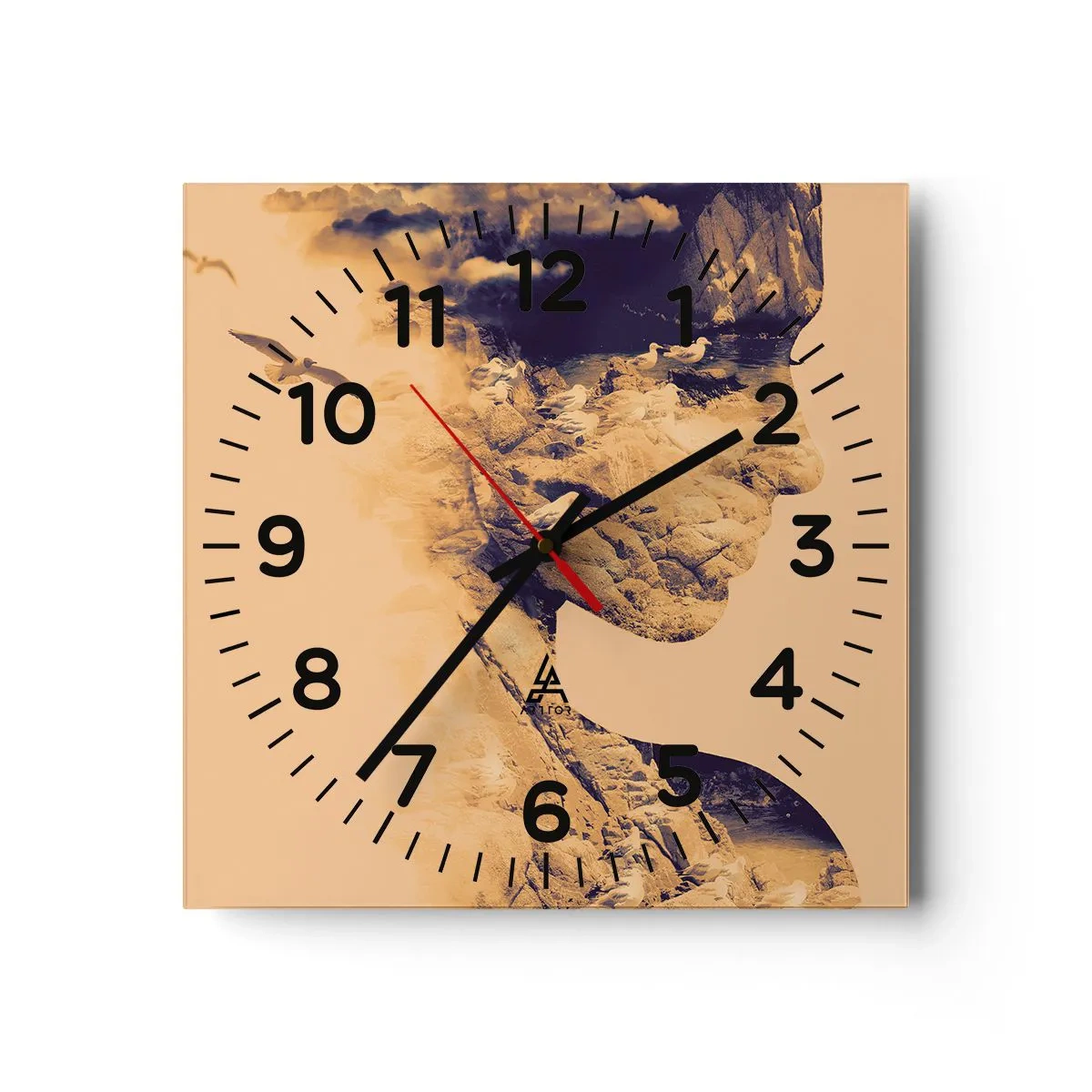 Wandklok - Klok - Van nature mooi - 30x30 cm