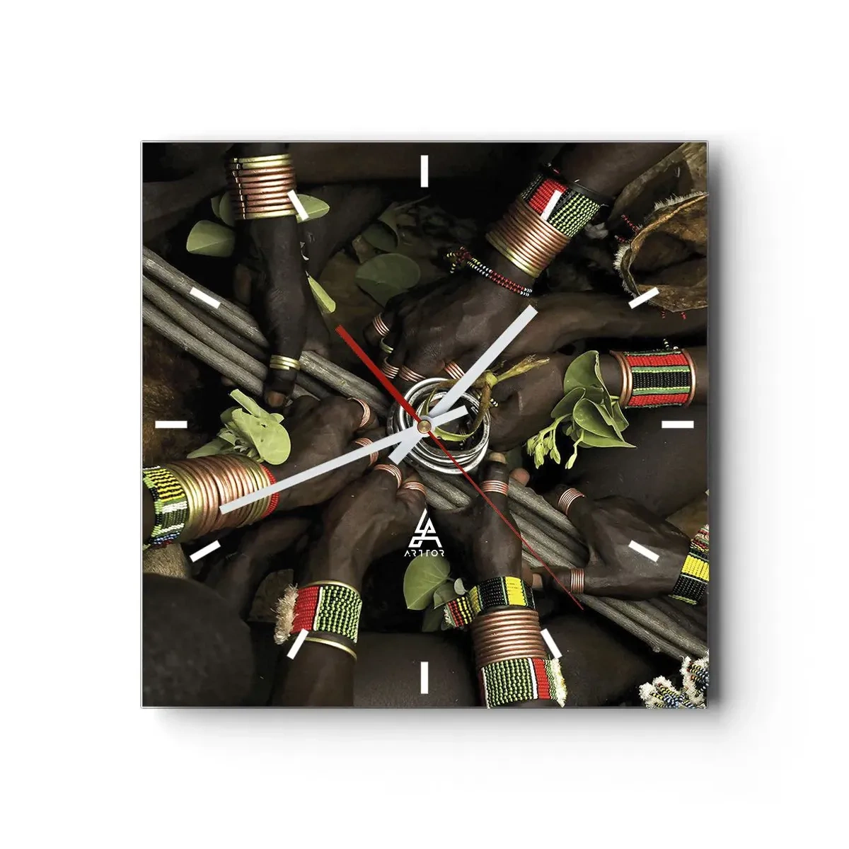 Wandklok - Klok - Wij zijn samen - 30x30 cm