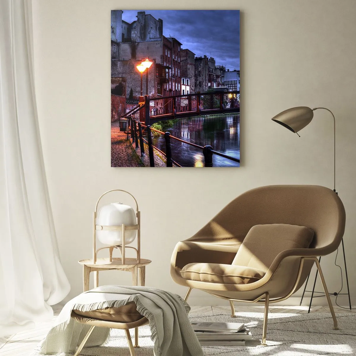 Schilderen op glas - Zo kende je Bydgoszcz niet - 50x70 cm