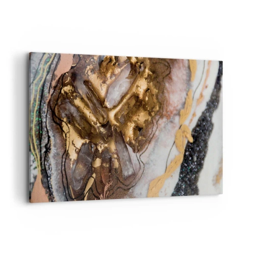 Schilderen op canvas - Het element aarde - 100x70 cm