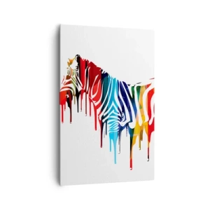 Schilderen op canvas - Niet alleen zwart-wit - 80x120 cm