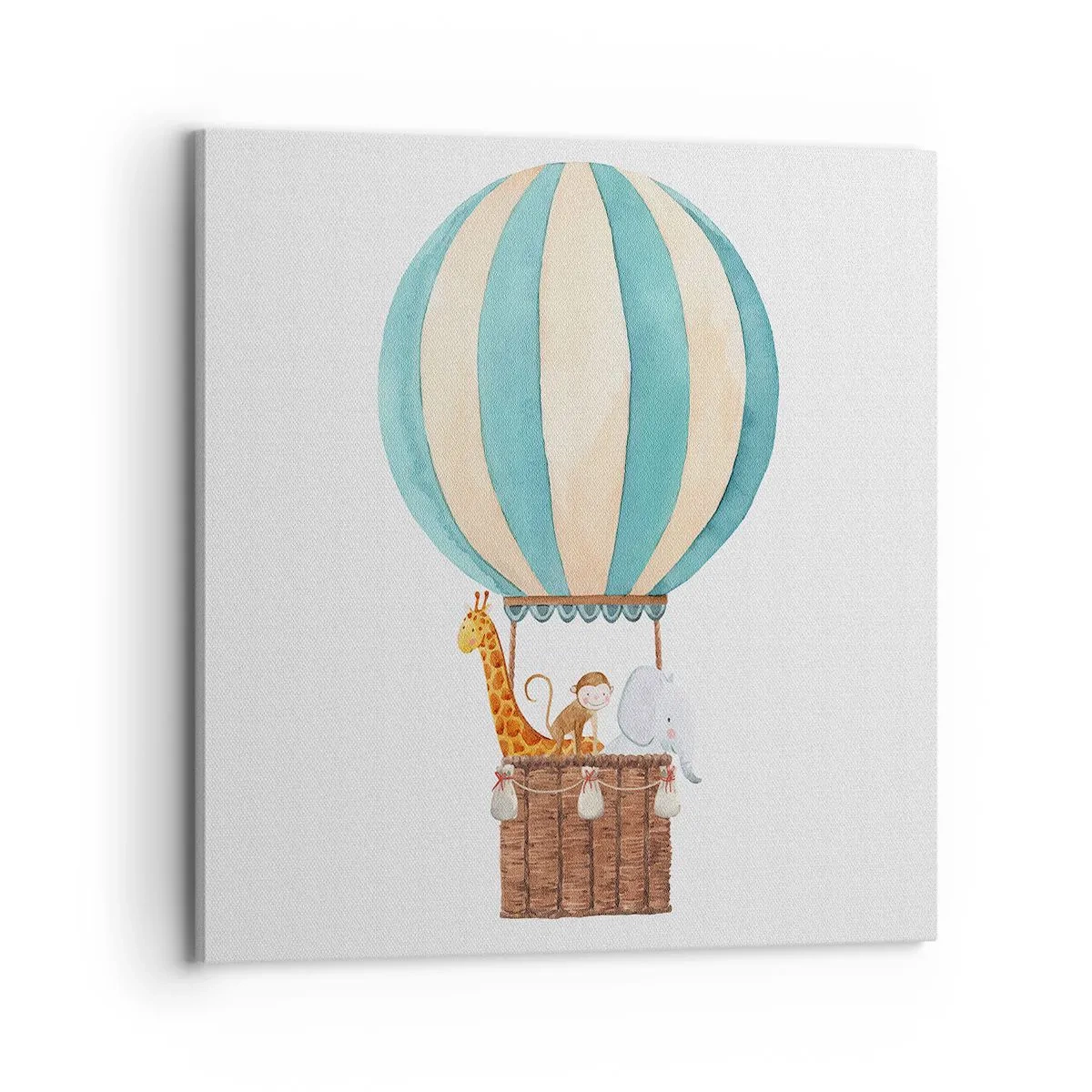 Schilderen op canvas - Fantastische reis - 70x70 cm