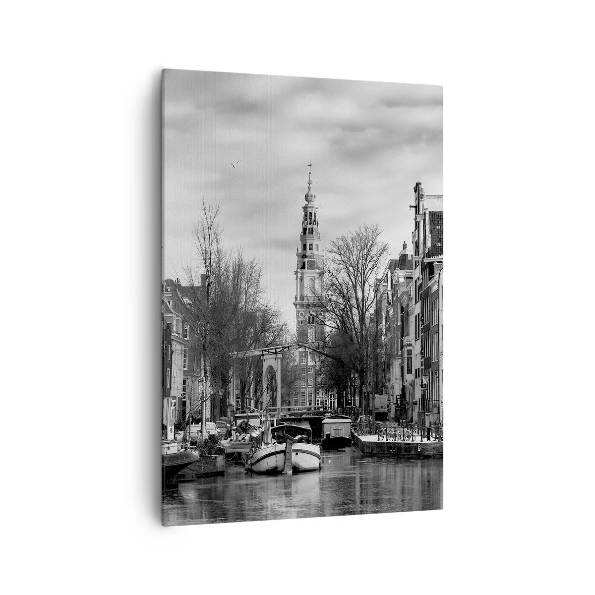 Schilderen op canvas - Amsterdamse sferen - 70x100 cm