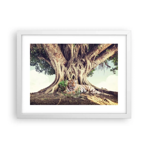 Poster in een witte lijst - Uitzicht vanuit het boek Genesis - 40x30 cm