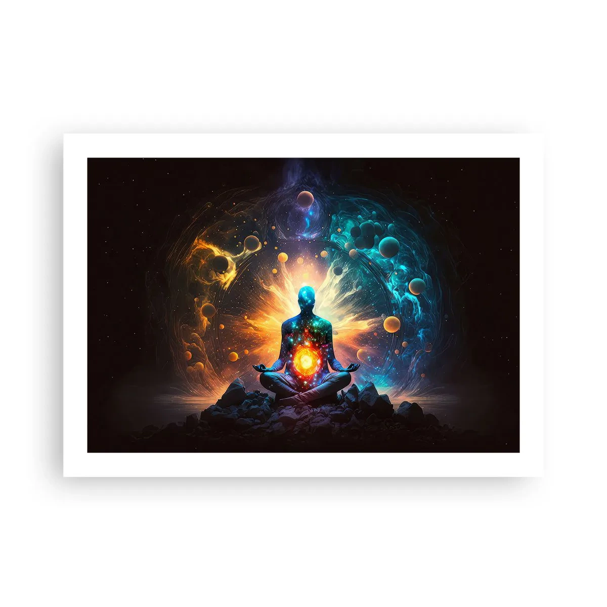 Poster - Kosmische vrede - 70x50 cm