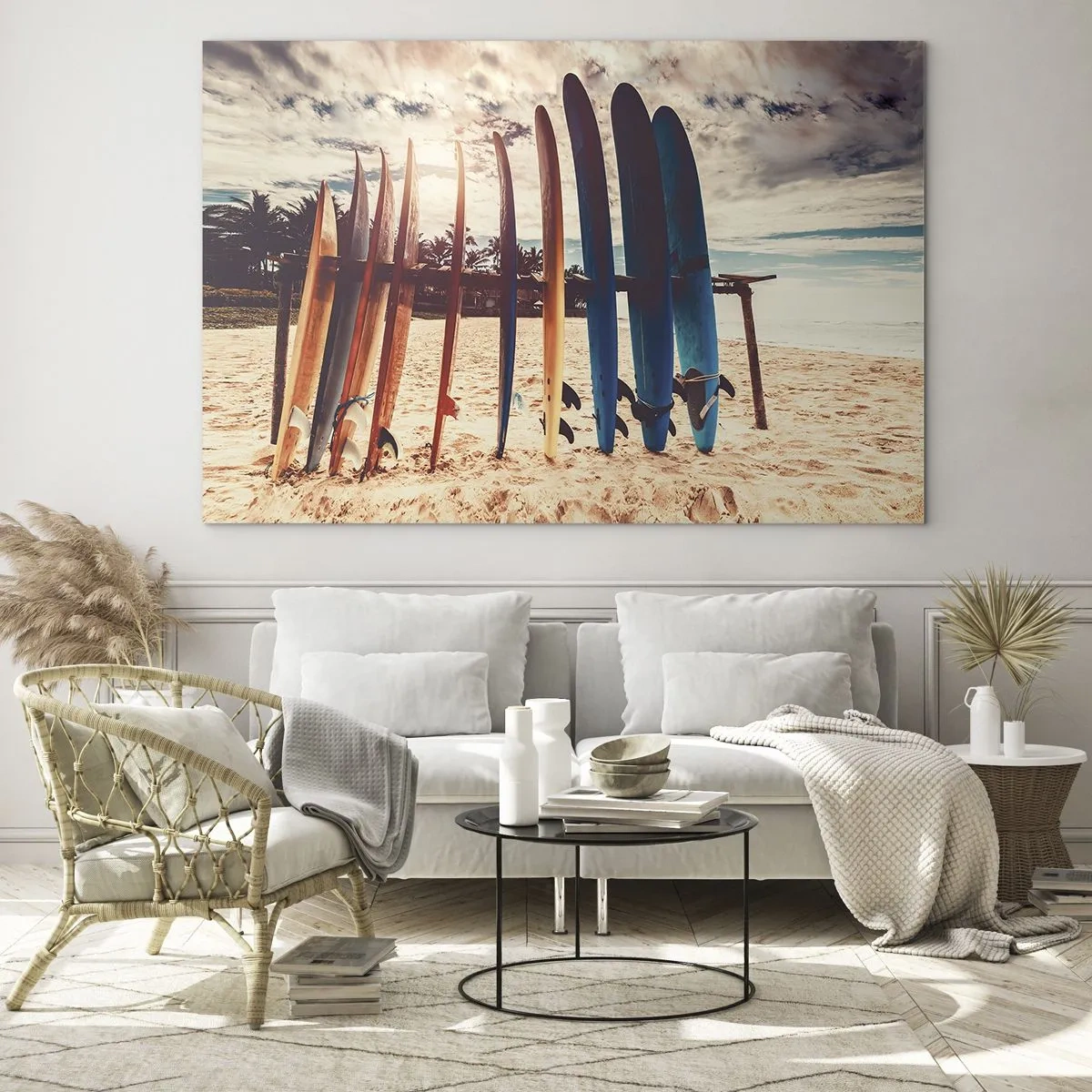 Schilderen op glas - Weltrusten, zie je morgen - 100x70 cm