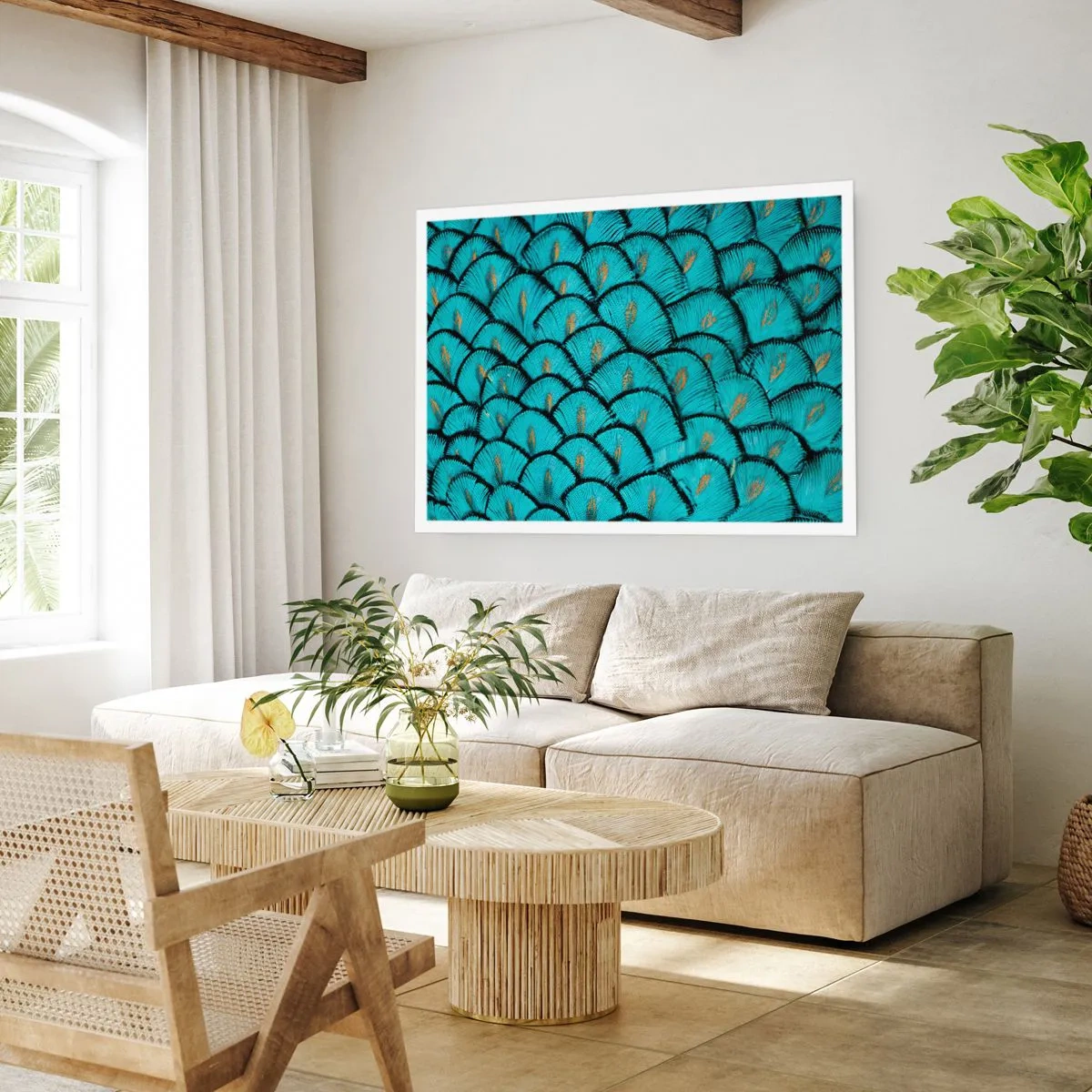 Poster - Het grote verengala - 100x70 cm
