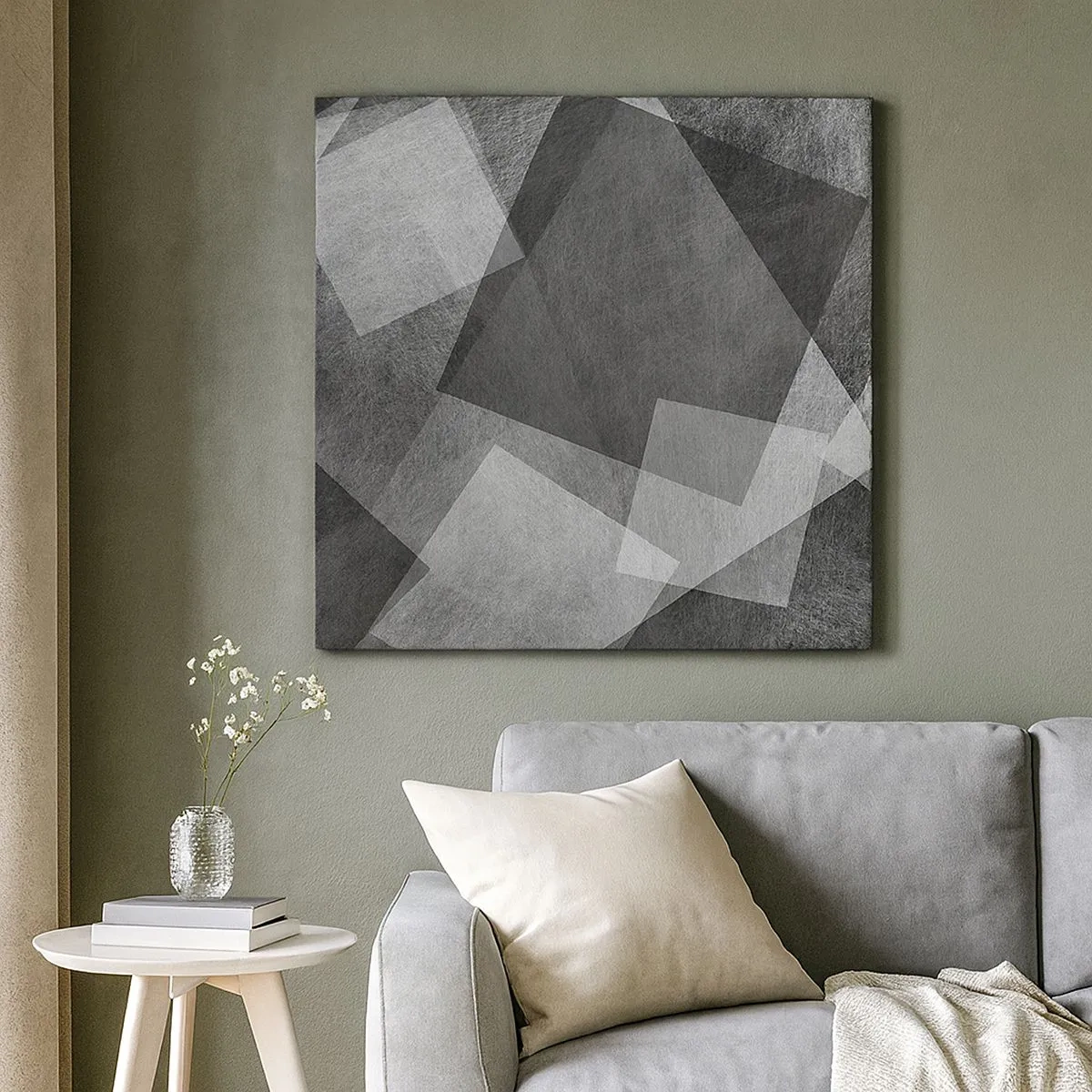 Schilderen op canvas - Het eeuwige symbool van duurzaamheid en orde - 30x30 cm