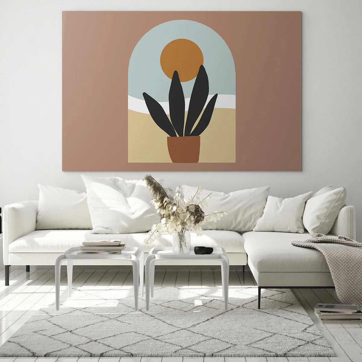 Schilderen op glas - Kleine geneugten - 120x80 cm